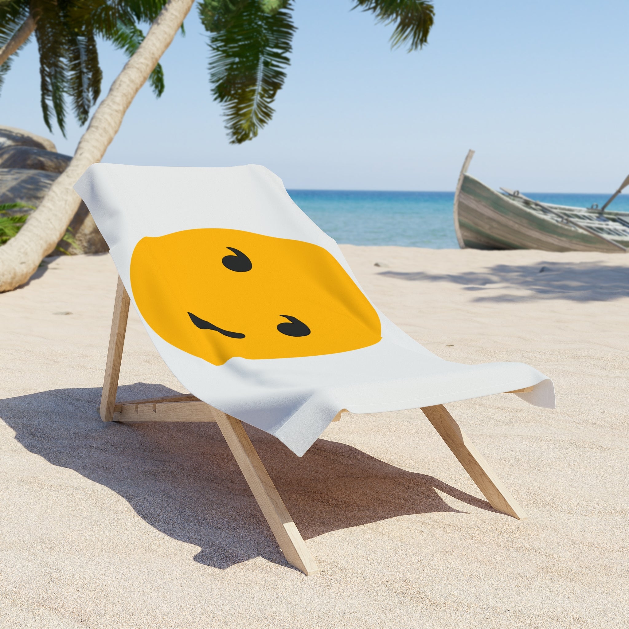 Smiling Sun Beach Towel - Fun Summer Accessory for Beach Days